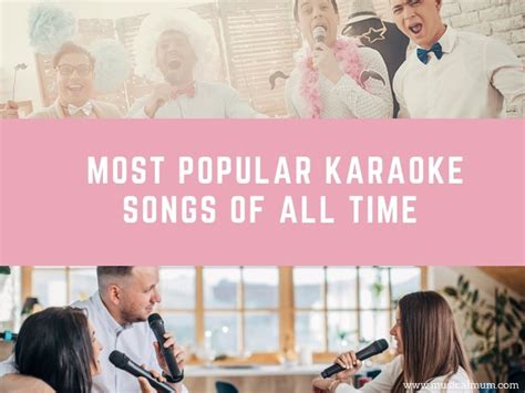 karaoke versions of songs.